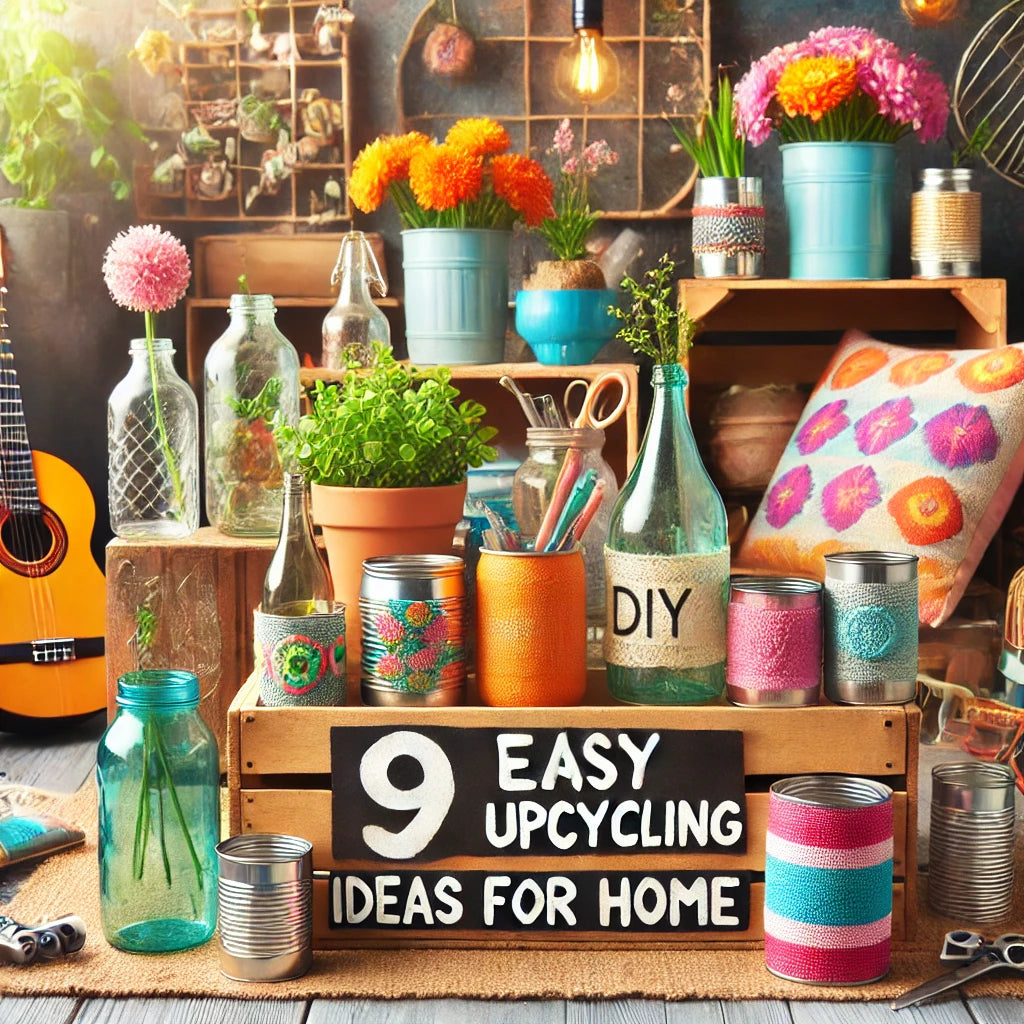 9 einfache Upcycling-Ideen für Zuhause